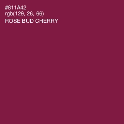 #811A42 - Rose Bud Cherry Color Image